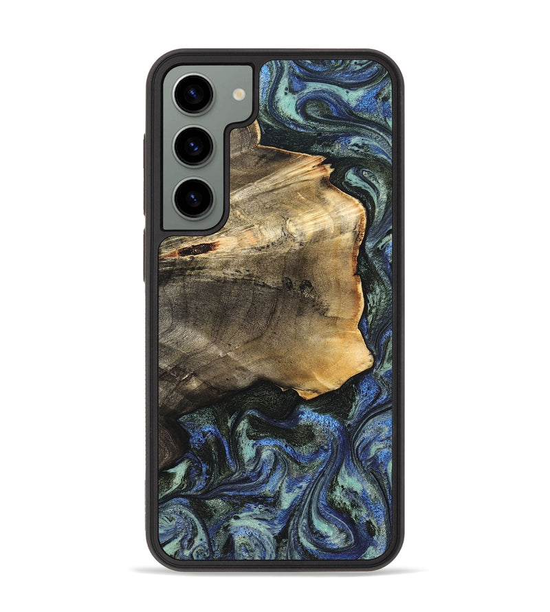Galaxy S23 Plus Wood Phone Case - Gunner (Blue, 826846)