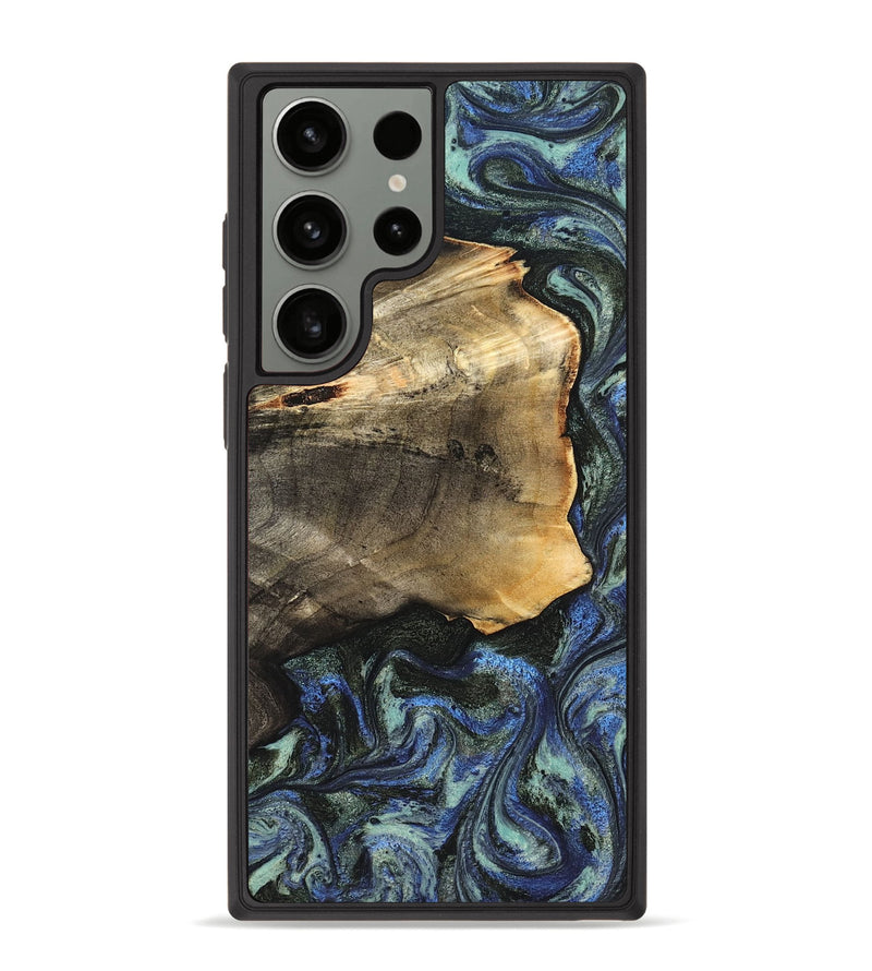 Galaxy S23 Ultra Wood Phone Case - Gunner (Blue, 826846)