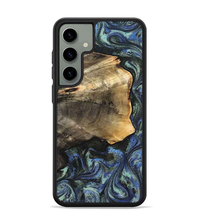 Galaxy S24 Plus Wood Phone Case - Gunner (Blue, 826846)