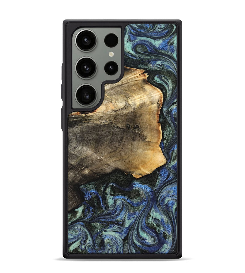 Galaxy S24 Ultra Wood Phone Case - Gunner (Blue, 826846)