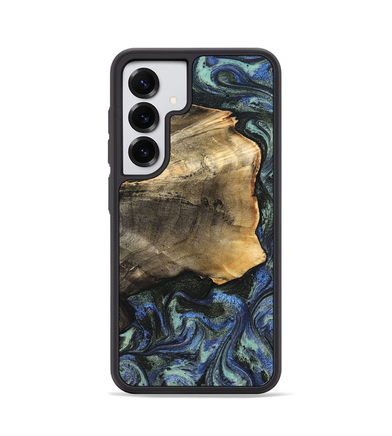 Galaxy S25 Wood Phone Case - Gunner (Blue, 826846)