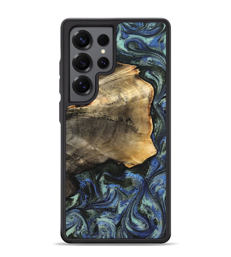 Galaxy S25 Ultra Wood Phone Case - Gunner (Blue, 826846)