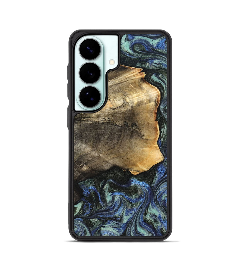 Galaxy S26 Wood Phone Case - Gunner (Blue, 826846)