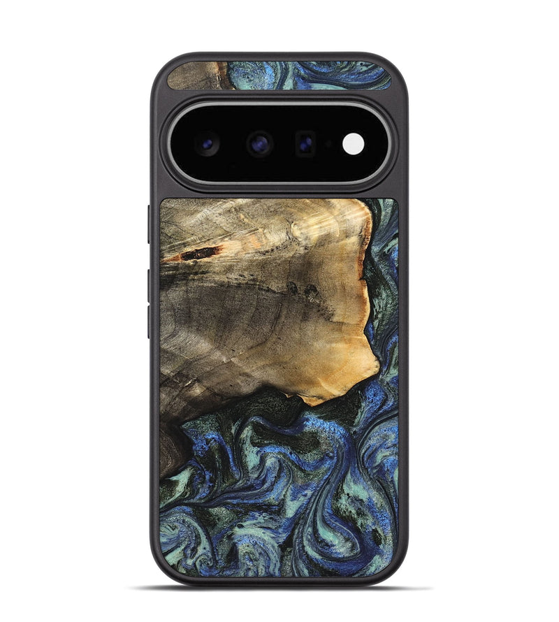 Pixel 11 Wood Phone Case - Gunner (Blue, 826846)