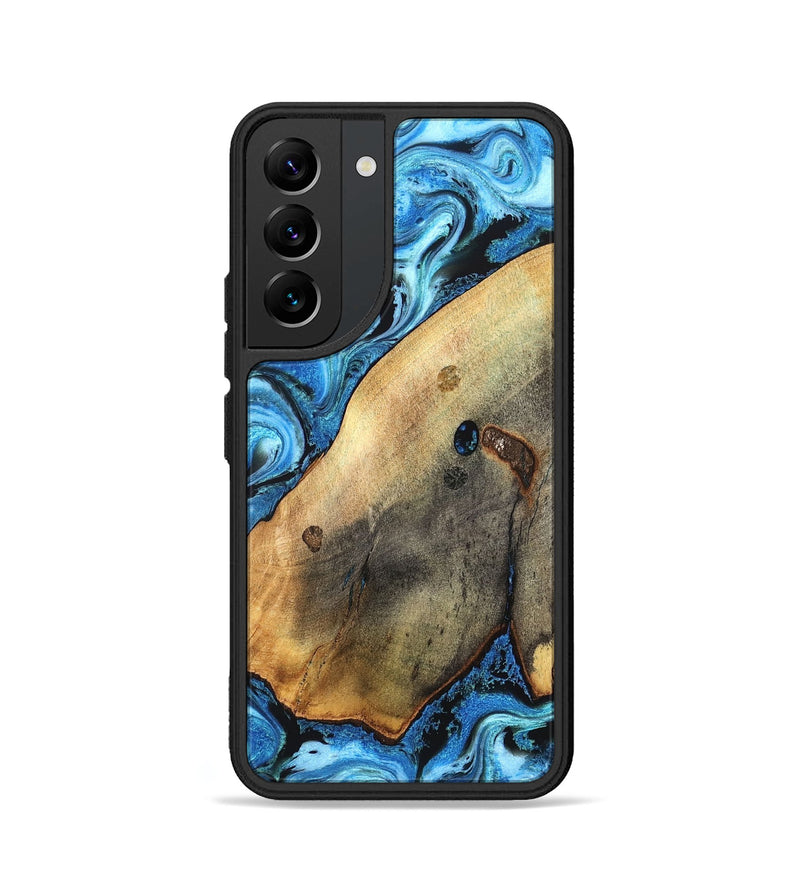 Galaxy S22 Wood Phone Case - Pete (Blue, 826847)