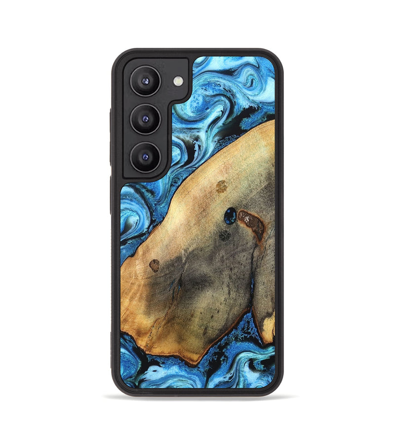 Galaxy S23 Wood Phone Case - Pete (Blue, 826847)