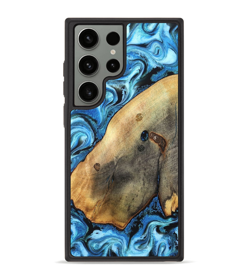 Galaxy S23 Ultra Wood Phone Case - Pete (Blue, 826847)