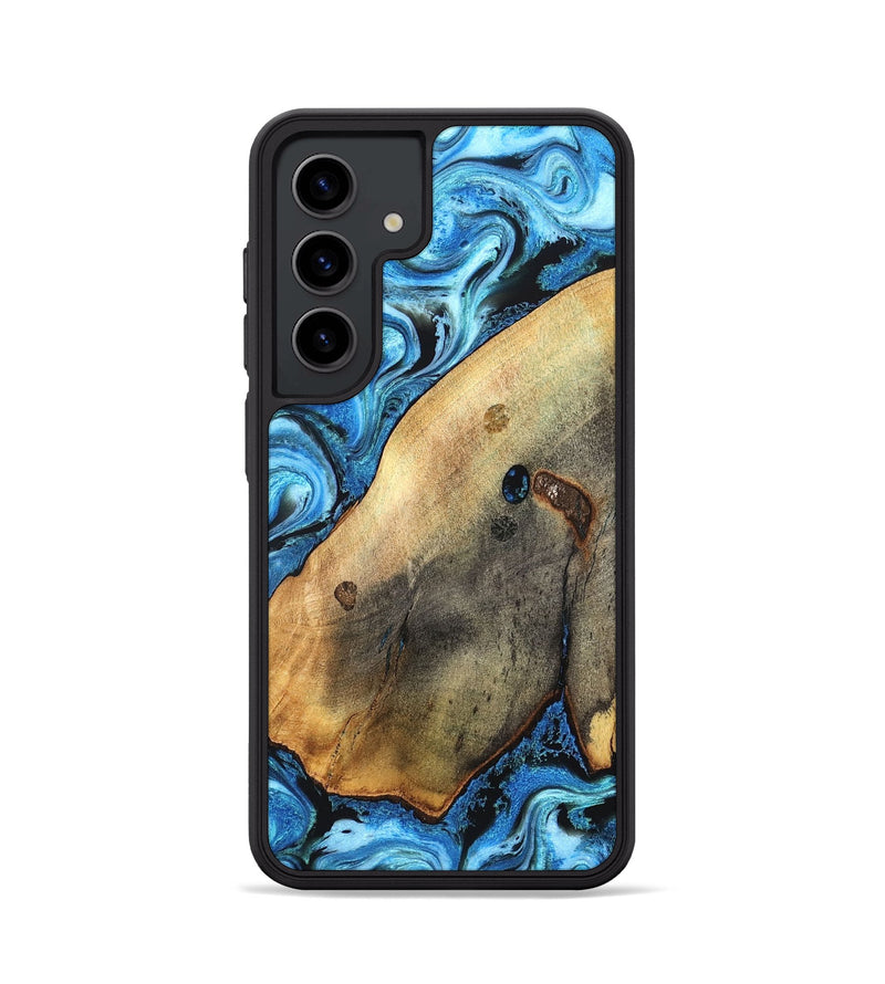Galaxy S24 Wood Phone Case - Pete (Blue, 826847)