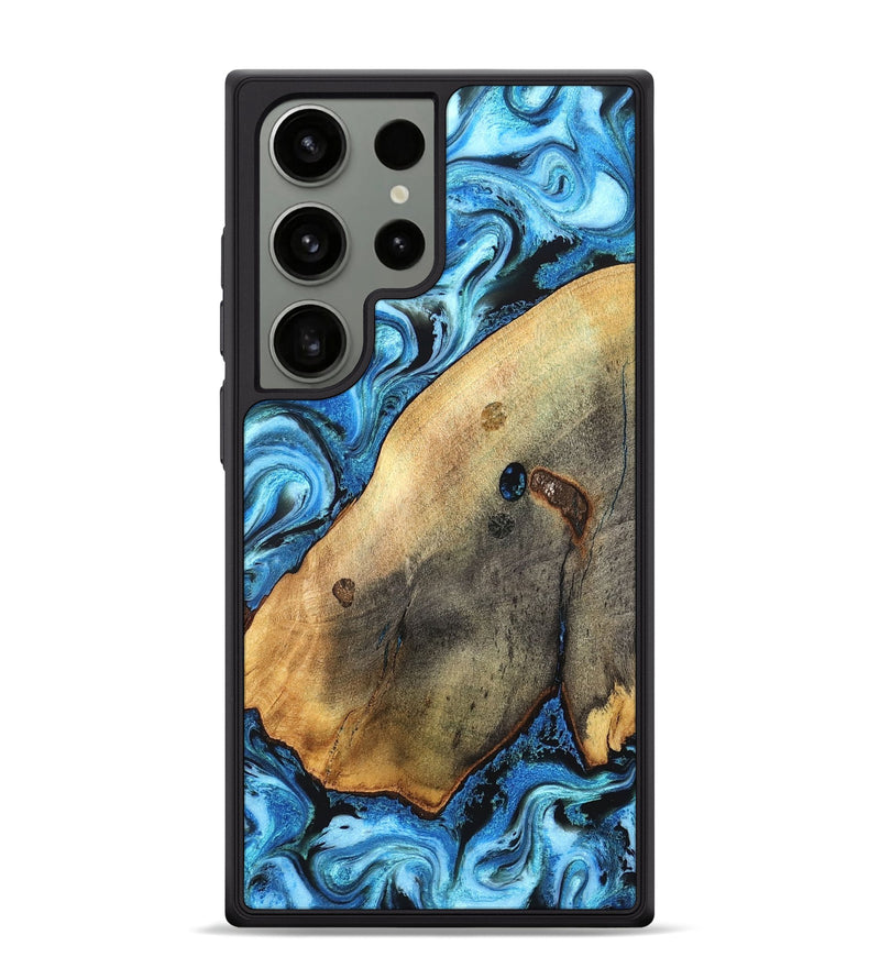 Galaxy S24 Ultra Wood Phone Case - Pete (Blue, 826847)