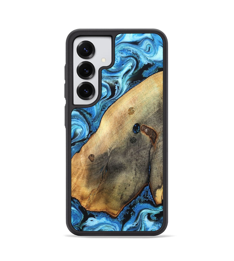Galaxy S25 Wood Phone Case - Pete (Blue, 826847)