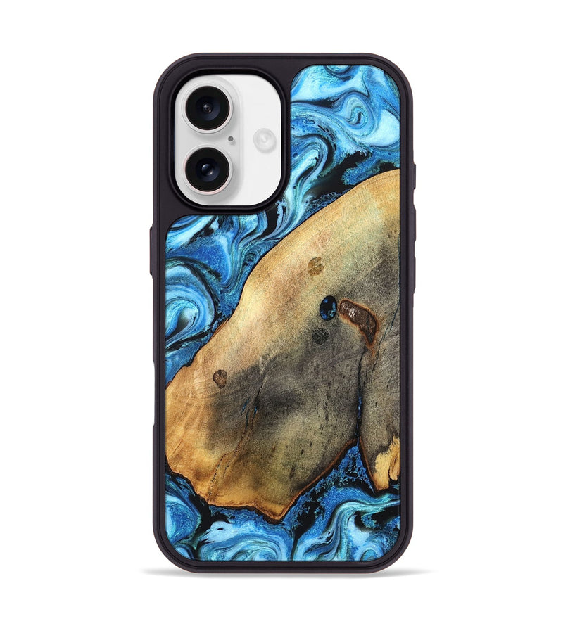 iPhone 17 Wood Phone Case - Pete (Blue, 826847)