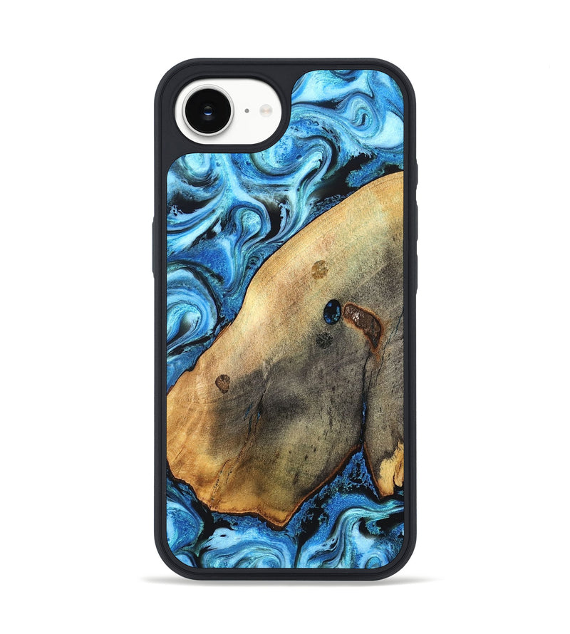 iPhone 17e Wood Phone Case - Pete (Blue, 826847)