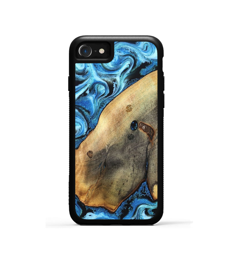 iPhone SE Wood Phone Case - Pete (Blue, 826847)
