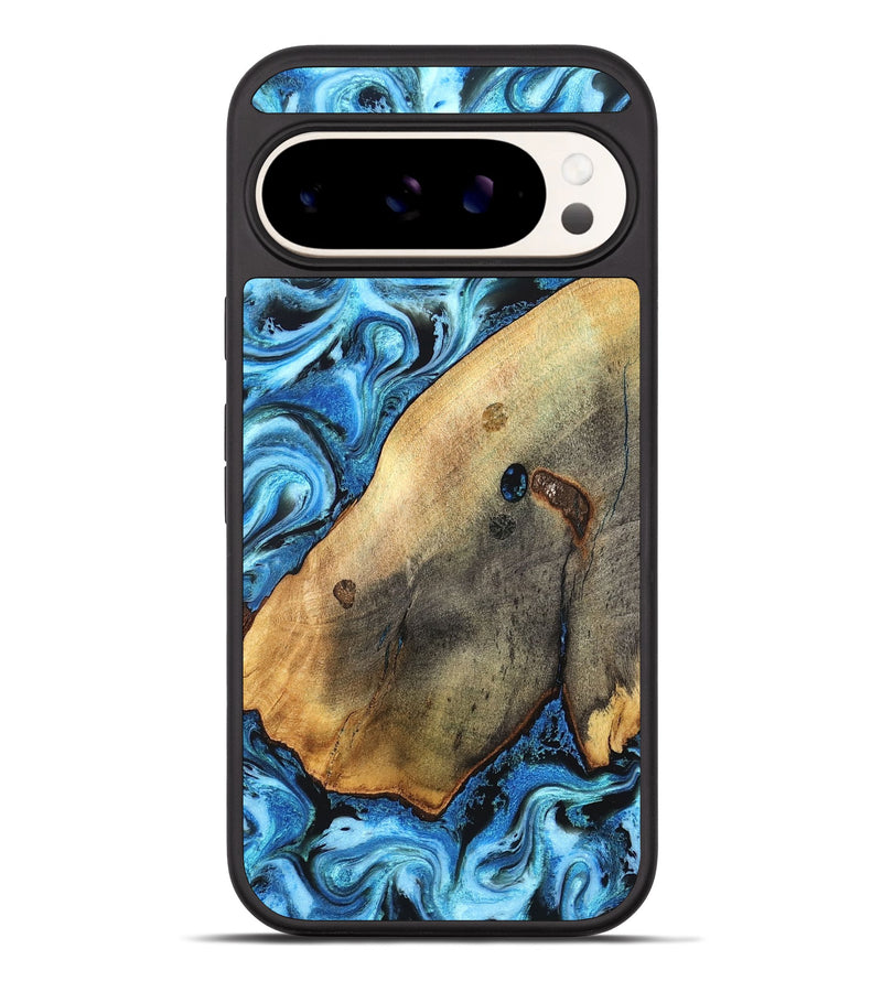 Pixel 10 Pro XL Wood Phone Case - Pete (Blue, 826847)