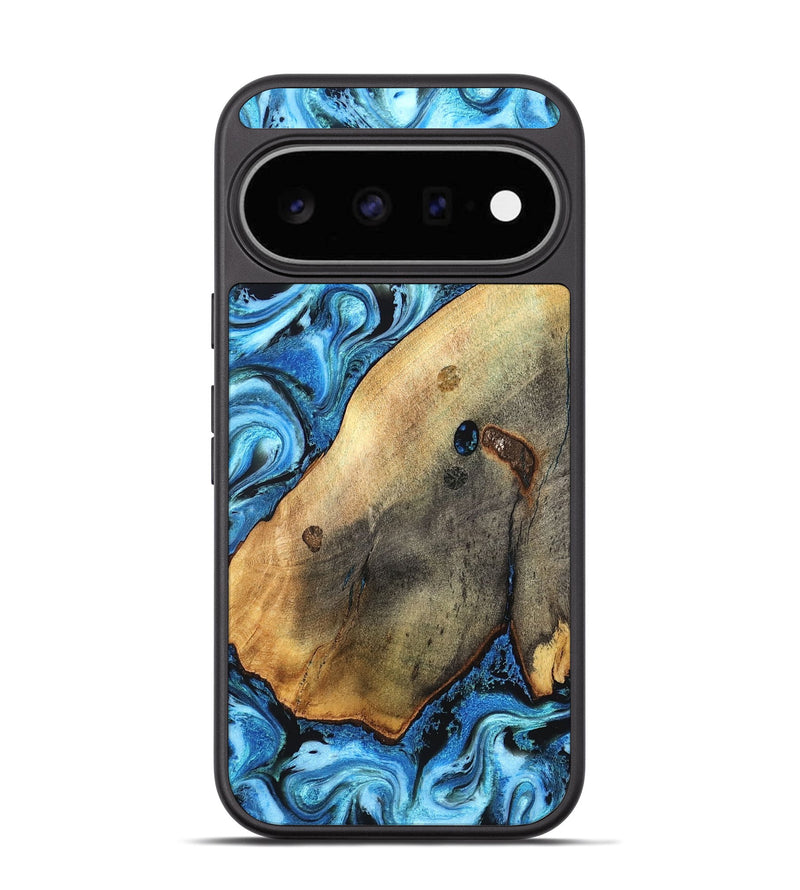 Pixel 11 Wood Phone Case - Pete (Blue, 826847)