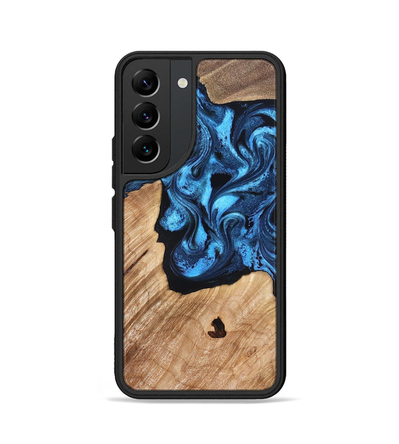 Galaxy S22 Wood Phone Case - Rosetta (Blue, 826848)