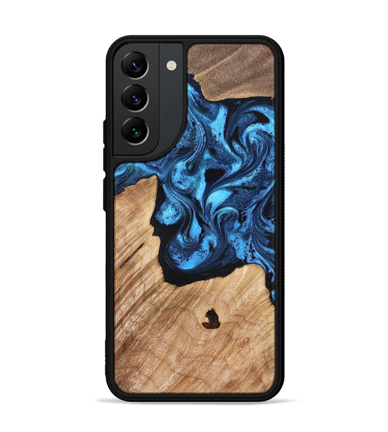 Galaxy S22 Plus Wood Phone Case - Rosetta (Blue, 826848)