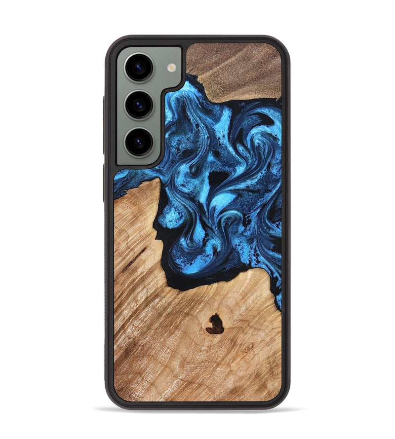 Galaxy S23 Plus Wood Phone Case - Rosetta (Blue, 826848)