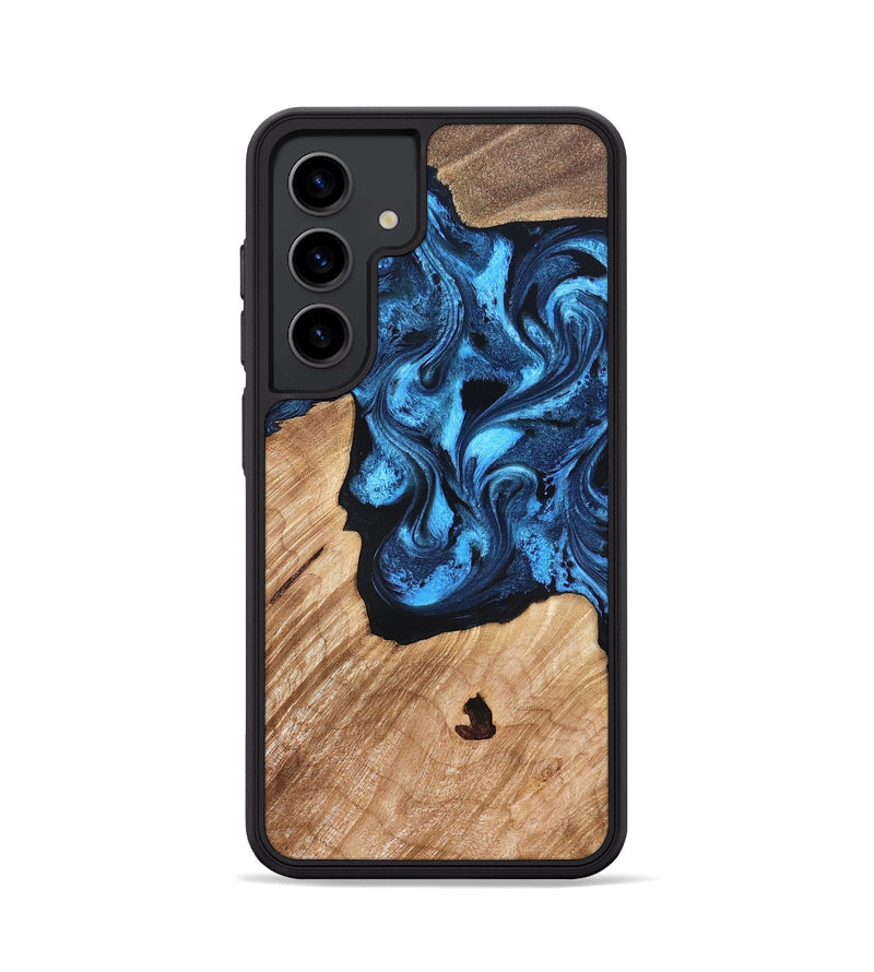 Galaxy S24 Wood Phone Case - Rosetta (Blue, 826848)