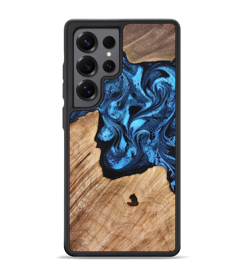 Galaxy S25 Ultra Wood Phone Case - Rosetta (Blue, 826848)