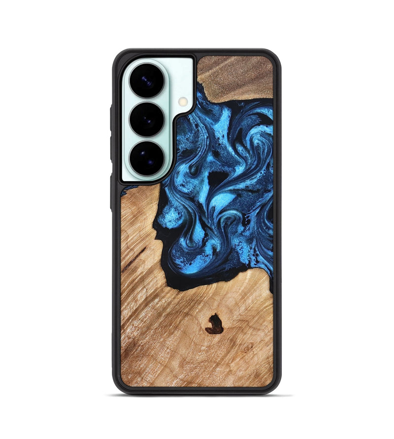 Galaxy S26 Wood Phone Case - Rosetta (Blue, 826848)