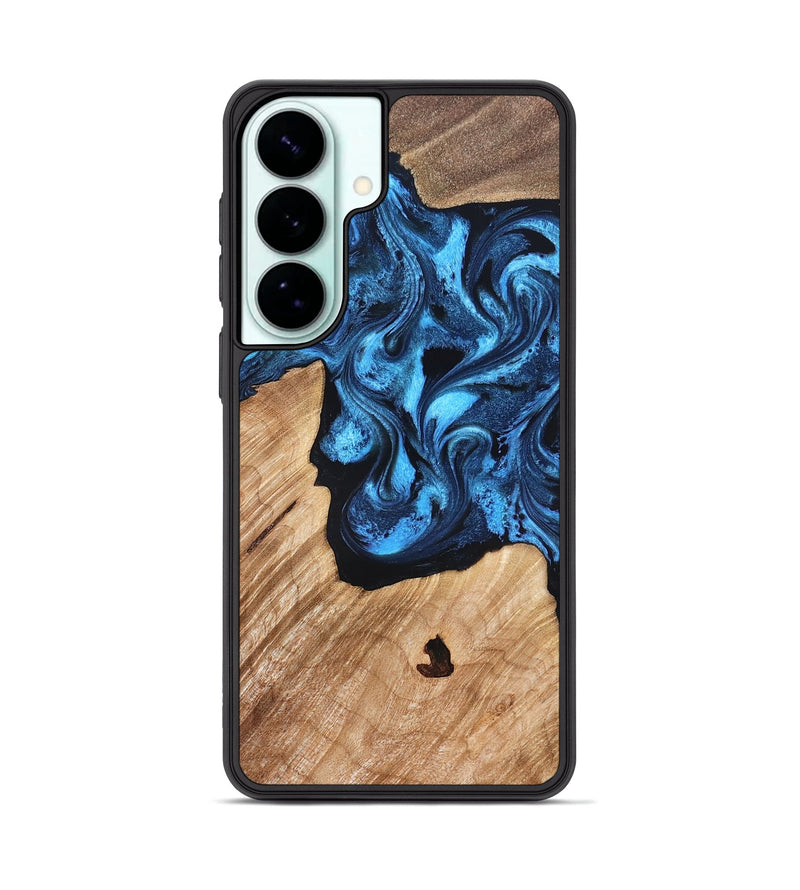 Galaxy S26 Plus Wood Phone Case - Rosetta (Blue, 826848)