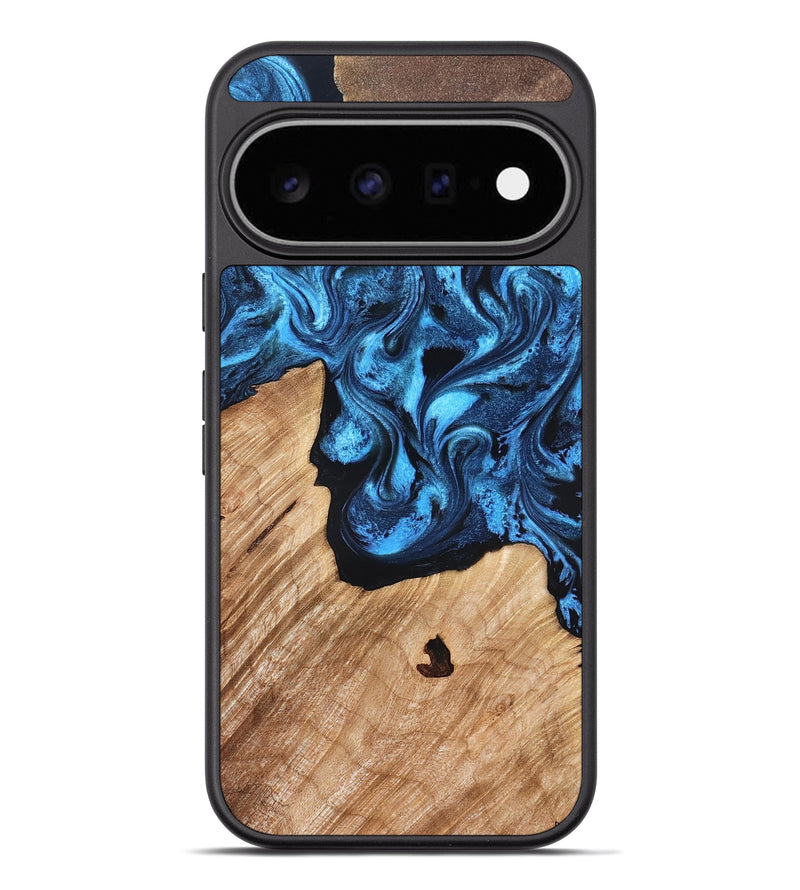 Pixel 11 Pro XL Wood Phone Case - Rosetta (Blue, 826848)