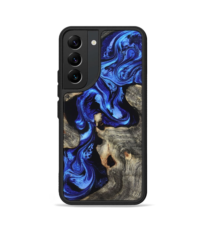 Galaxy S22 Wood Phone Case - Beau (Blue, 826849)