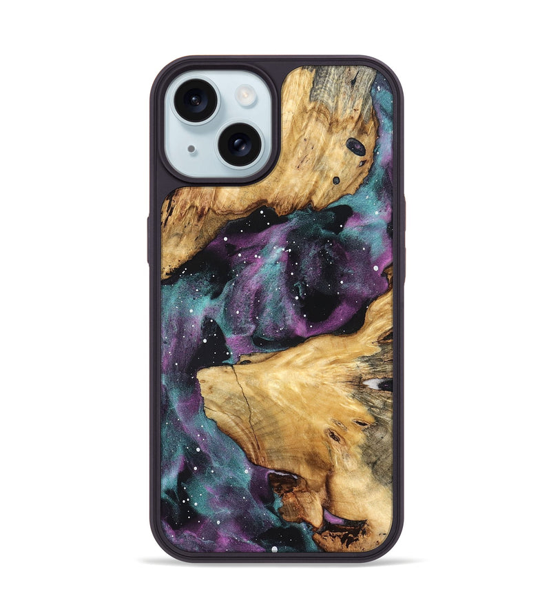 iPhone 15 Wood Phone Case - Erica (Cosmos, 826901)