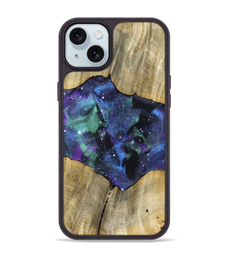 iPhone 15 Plus Wood Phone Case - Enid (Cosmos, 826904)