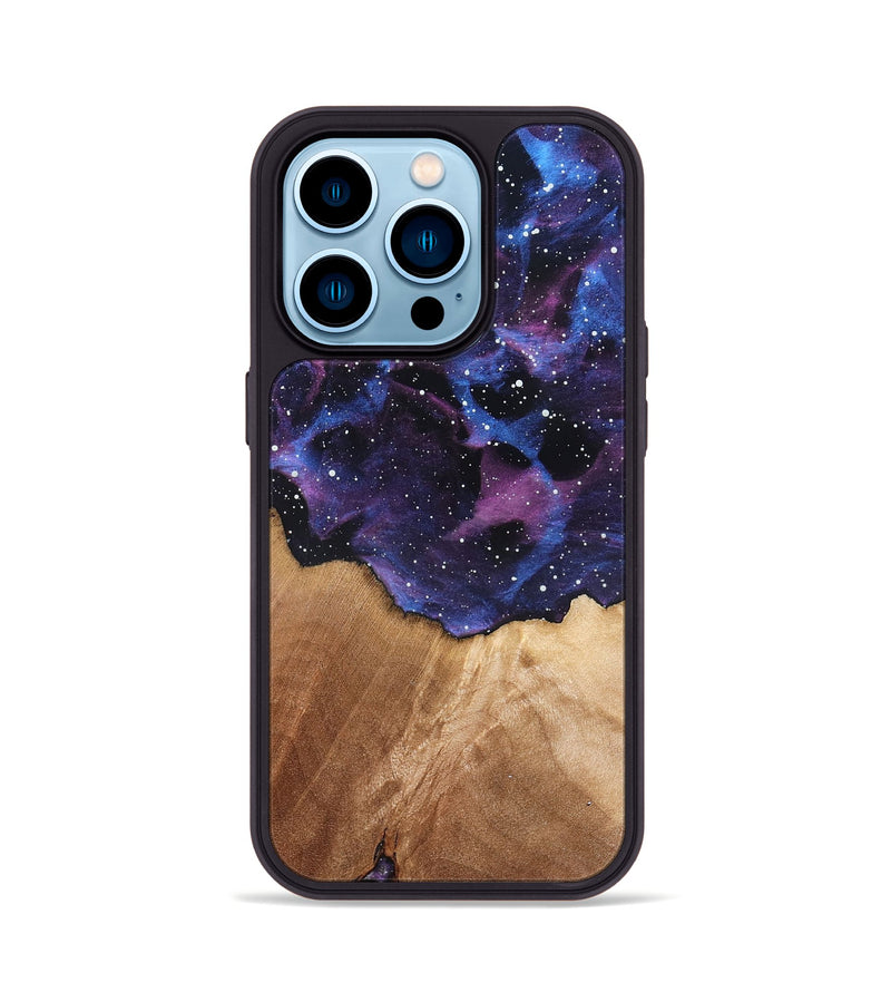 iPhone 14 Pro Wood Phone Case - Sandi (Cosmos, 826907)