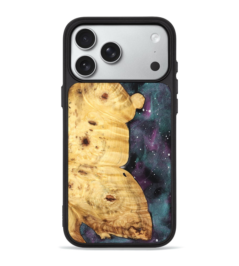 iPhone 18 Pro Max Wood Phone Case - Leatha (Cosmos, 826916)