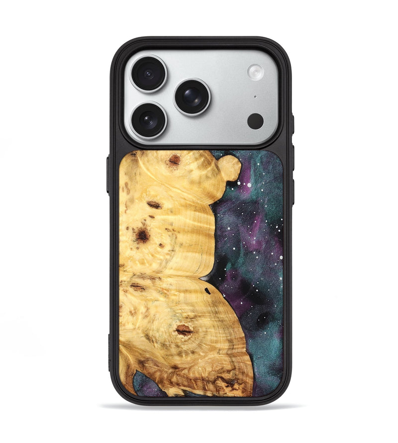 iPhone 18 Pro Wood Phone Case - Leatha (Cosmos, 826916)