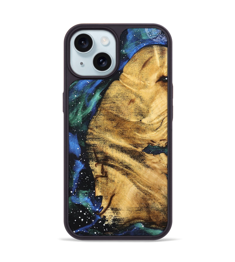 iPhone 15 Wood Phone Case - Tracey (Cosmos, 826917)