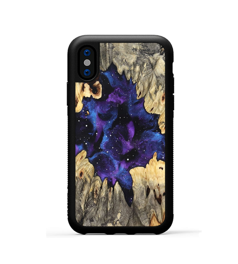 iPhone Xs Wood Phone Case - Kaisen (Cosmos, 826918)