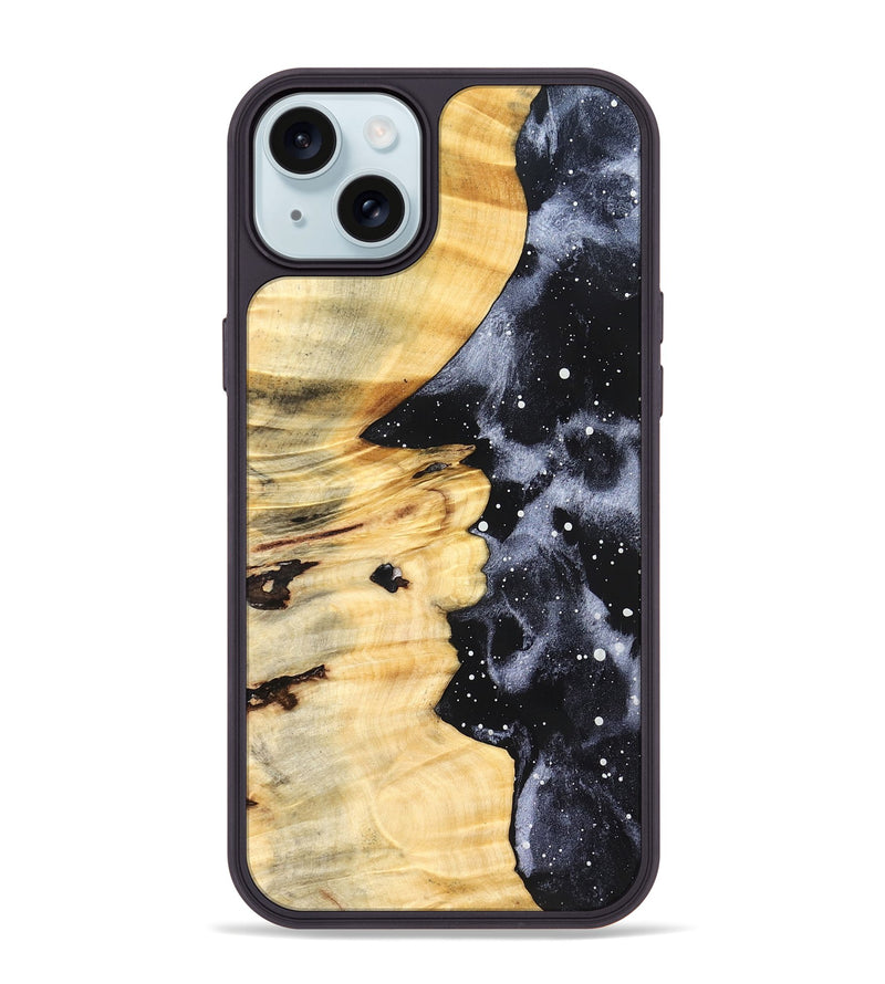 iPhone 15 Plus Wood Phone Case - Lashawn (Cosmos, 826921)