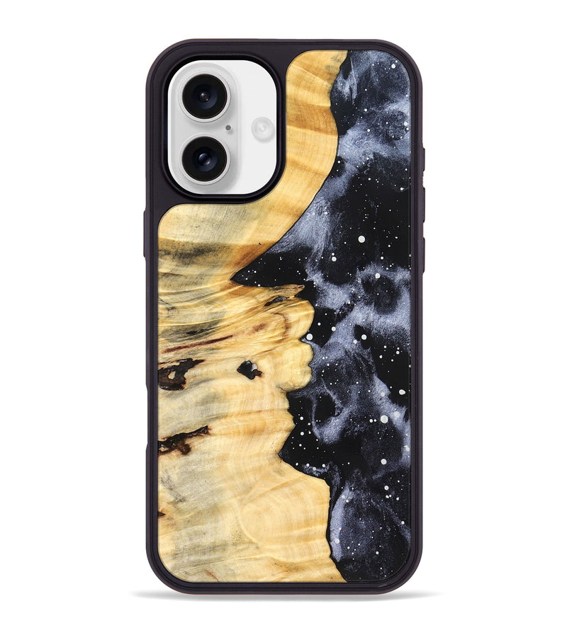iPhone 16 Plus Wood Phone Case - Lashawn (Cosmos, 826921)