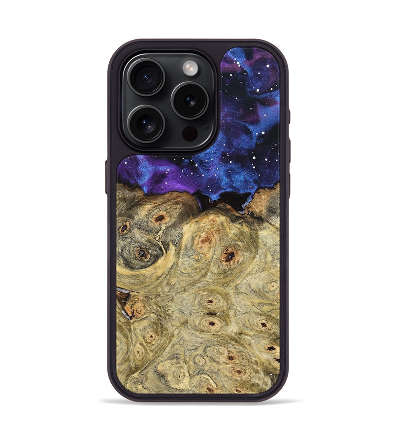 iPhone 15 Pro Wood Phone Case - Shaniya (Cosmos, 826923)