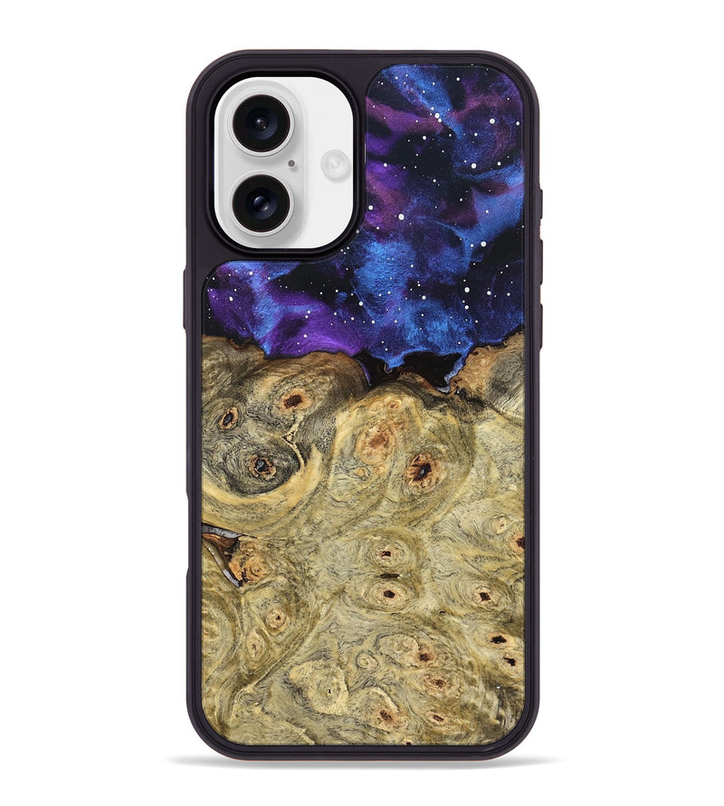 iPhone 16 Plus Wood Phone Case - Shaniya (Cosmos, 826923)