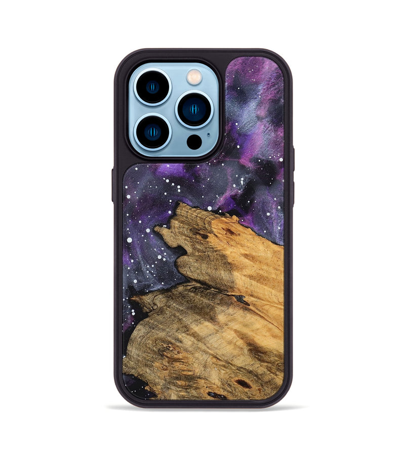 iPhone 14 Pro Wood Phone Case - Mac (Cosmos, 826924)