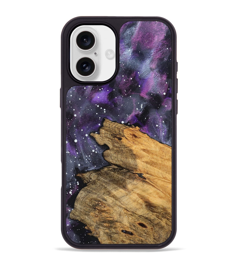 iPhone 16 Plus Wood Phone Case - Mac (Cosmos, 826924)