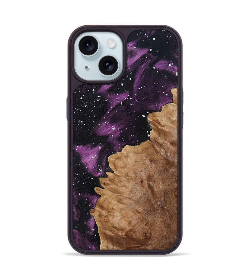 iPhone 15 Wood Phone Case - Marcel (Cosmos, 826925)