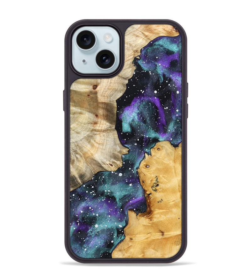 iPhone 15 Plus Wood Phone Case - Arely (Cosmos, 826927)