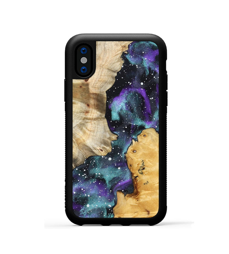 iPhone Xs Wood Phone Case - Arely (Cosmos, 826927)