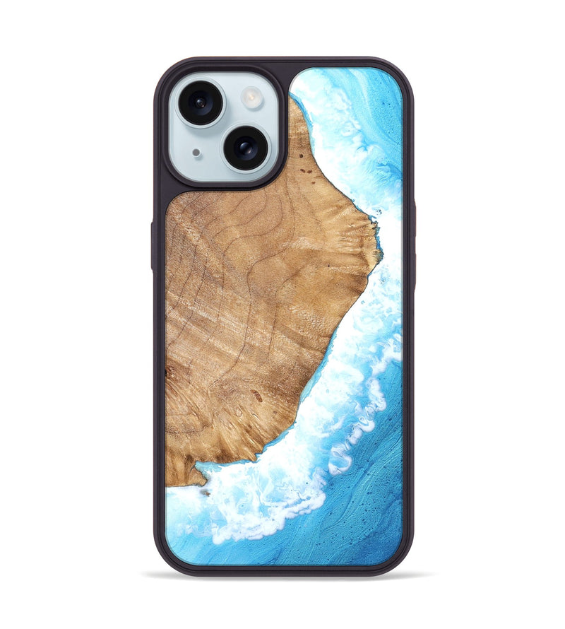 iPhone 15 Wood Phone Case - Koa (Coastal, 826954)