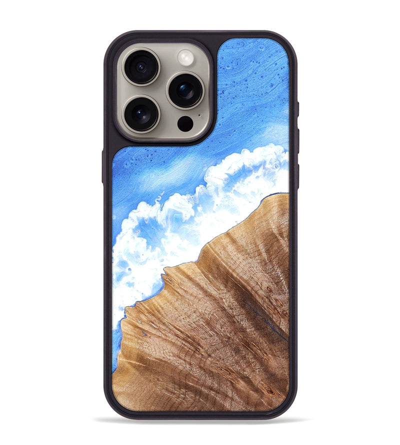 iPhone 15 Pro Max Wood Phone Case - Saanvi (Coastal, 826957)