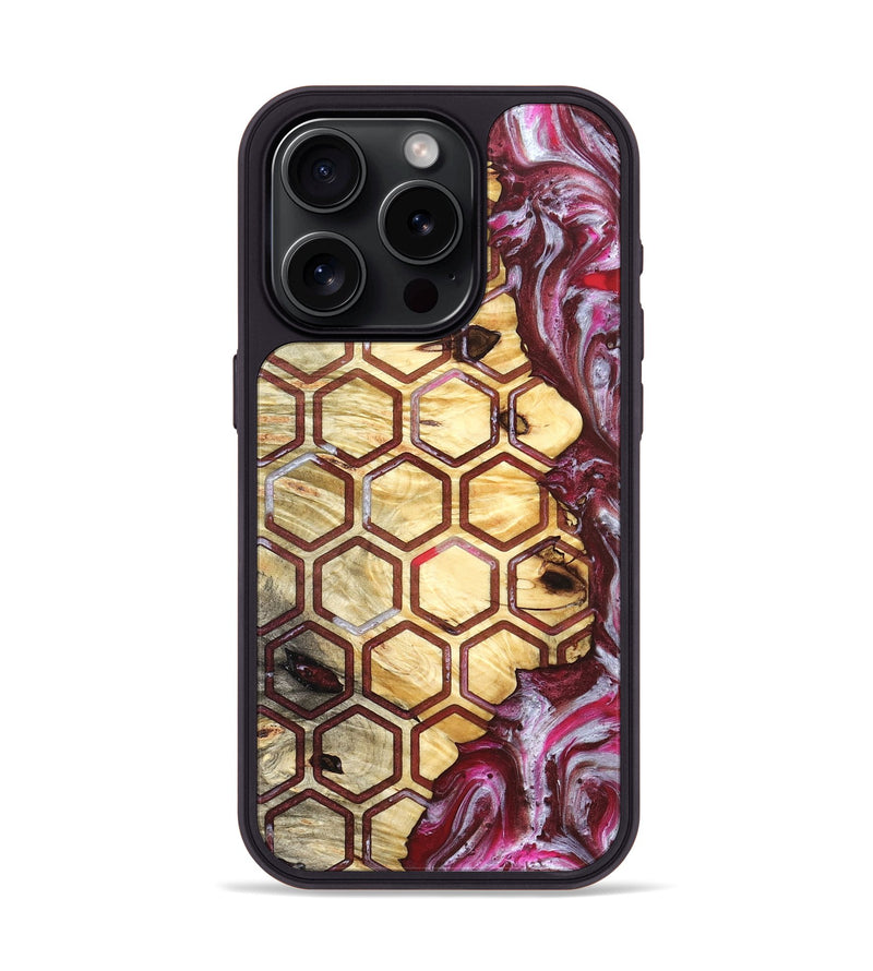 iPhone 15 Pro Wood Phone Case - Dawn (Pattern, 826969)