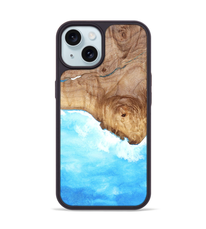 iPhone 15 Wood Phone Case - Lawanda (Coastal, 826971)