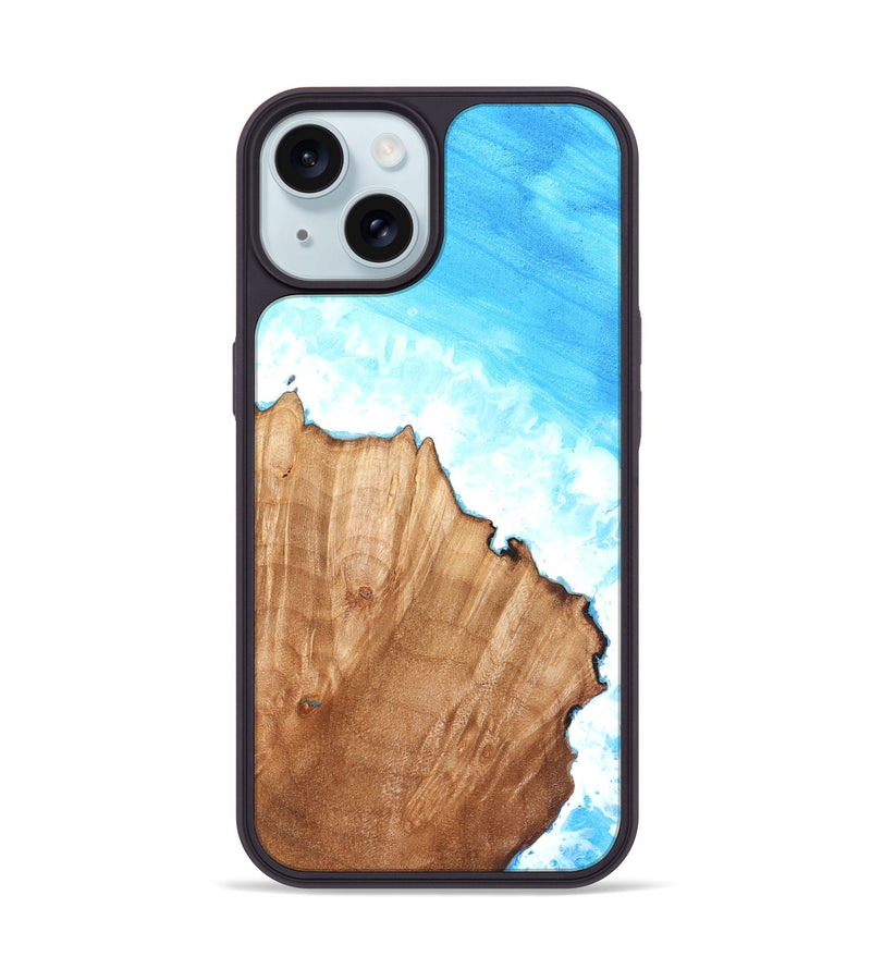 iPhone 15 Wood Phone Case - Mireya (Coastal, 826975)