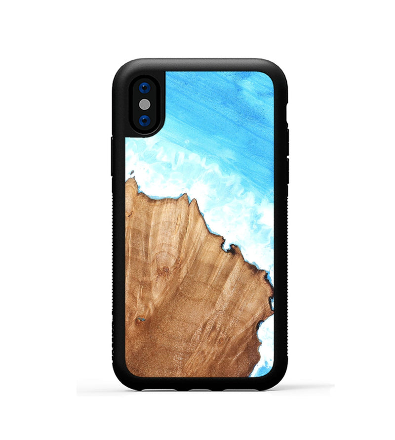 iPhone Xs Wood Phone Case - Mireya (Coastal, 826975)